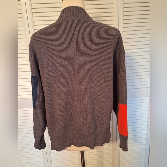 Roolee Color Block Sweater LG *C7 - Picture 5 of 7